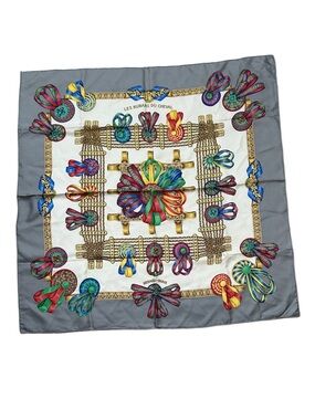 Hermès Les Rubans du Cheval (The Horse Ribbons) Silk Square Scarf